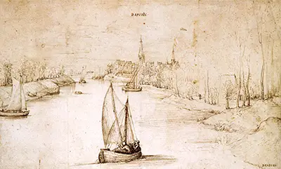 Riverscape Near Baasrode Pieter Bruegel